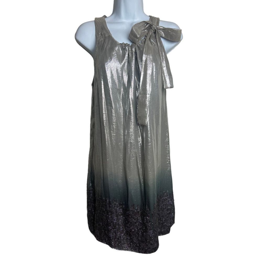 Sachin & Babi for Ankasa Metallic Sleveless Dress NWT Sz. 4